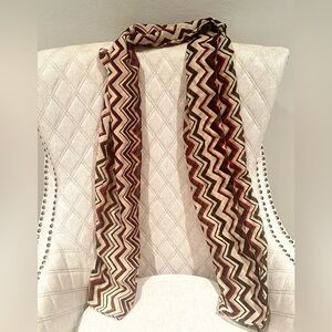 Fall Chevron Patterned Scarf